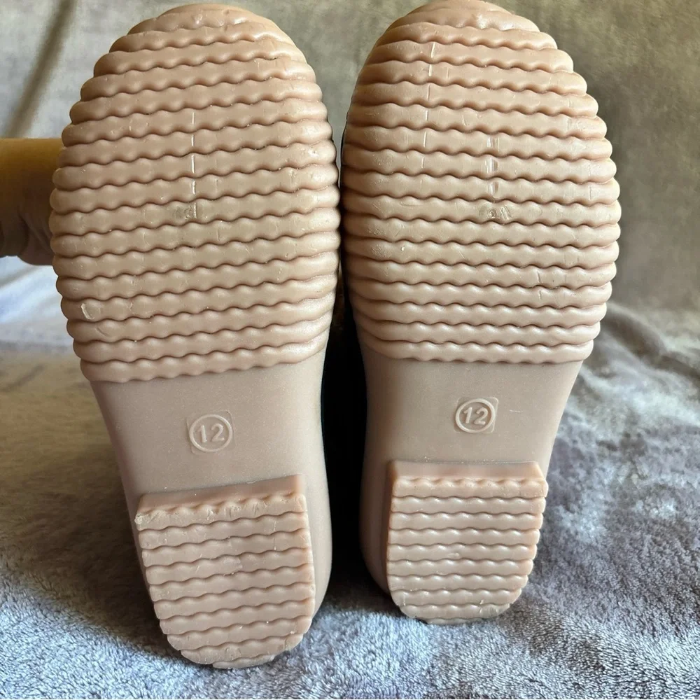 Marley Lilly Kids Leopard Print Duck Boots Monogram  Size 12